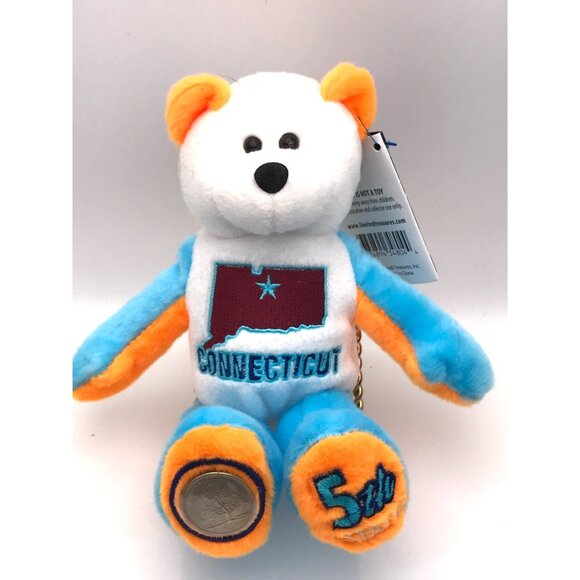 New State Coin Bear Set Limited Treasures First 12 States Colonies Collectible - Picture 6 of 16